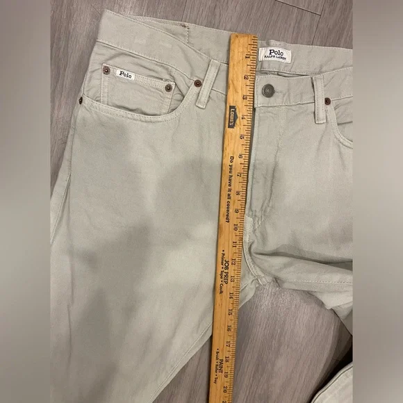 Polo Ralph Lauren The Sullivan Slim Beige Denim Jeans Men’s 34 34x32